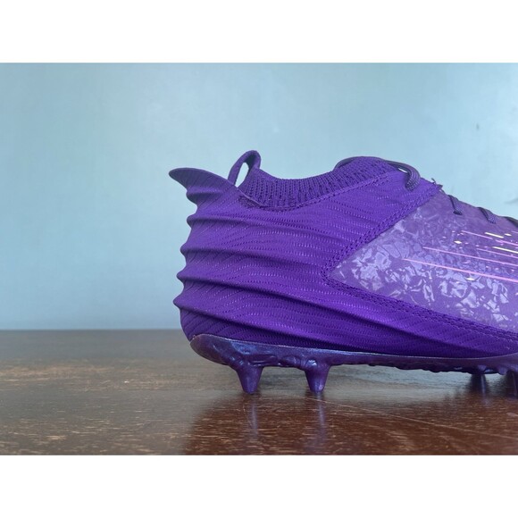 Under Armour Blur 2 MC Suede Purple Football Cleats Men’s Size 12 3027978-500 - Picture 4 of 11
